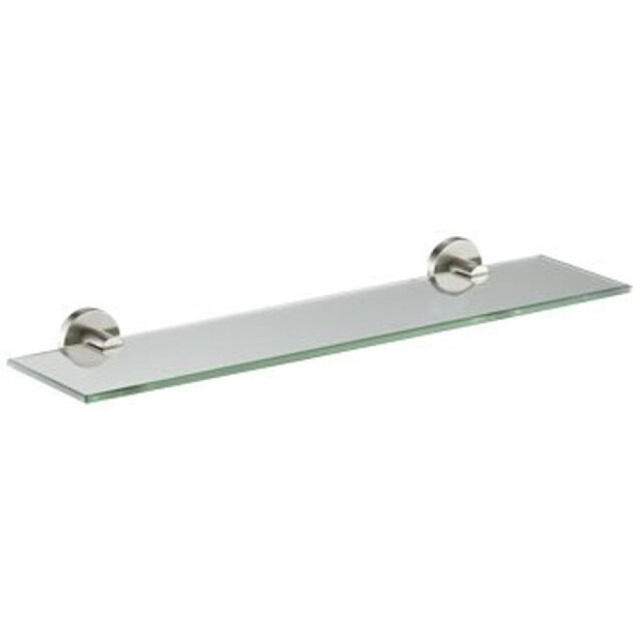 Plieger Vigo planchet glas 52x14.5cm RVS brushed 4784428 Plieger Vigo planchet glas 52x14.5cm RVS brushed 4784428 afbeelding 1