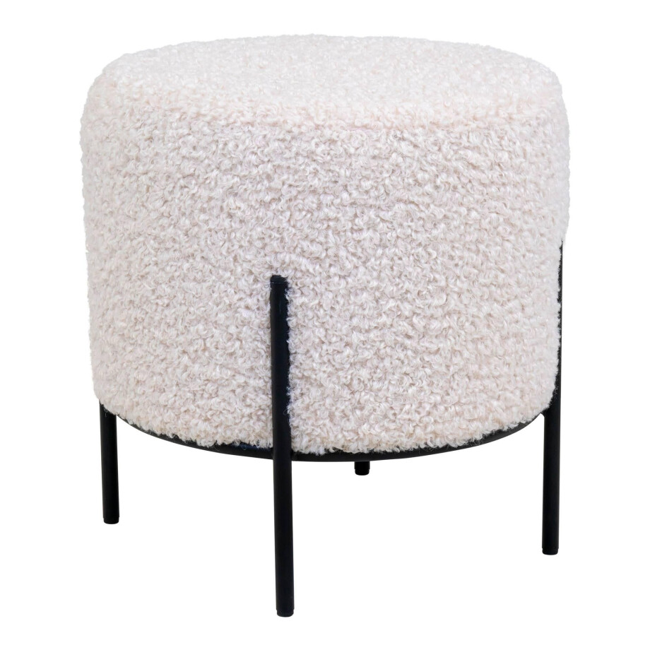 Poef Alice teddystof | House Nordic afbeelding 1