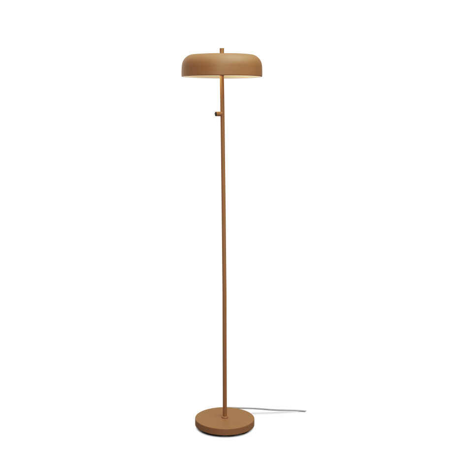 its about RoMi Vloerlamp 'Porto' 145cm, kleur Mosterdgeel afbeelding 1