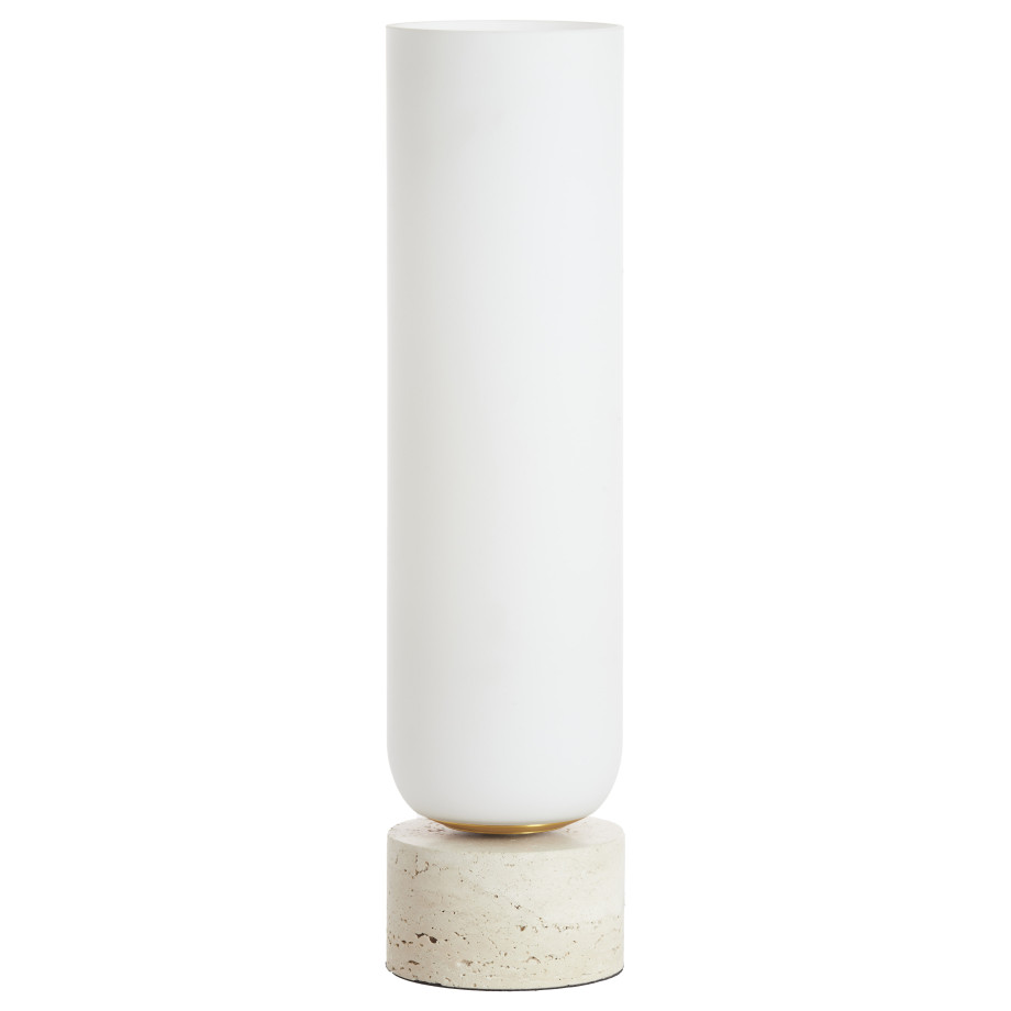 Light & Living Tafellamp 'Rylano' Melkglas, 47cm afbeelding 