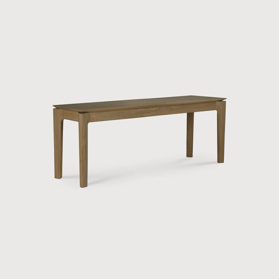 Ethnicraft Eetkamerbank 'Bok' Teakhout, 146cm, kleur Bruin afbeelding 