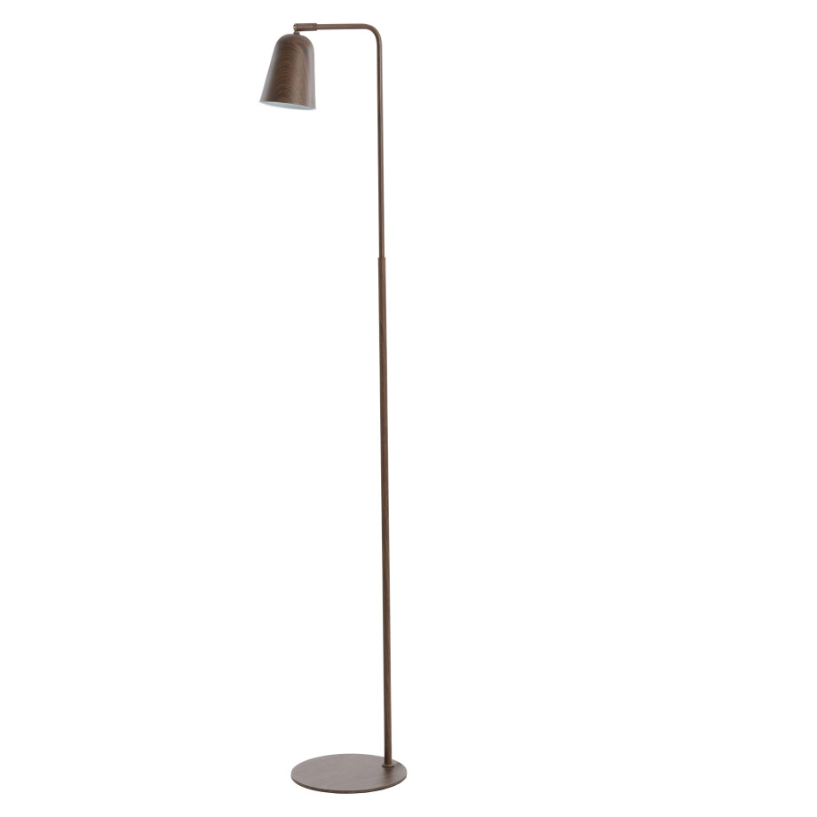 Light & Living Vloerlamp 'Salomo' 147cm, kleur Donkerbruin Light & Living Vloerlamp 'Salomo' 147cm, kleur Donkerbruin afbeelding 1