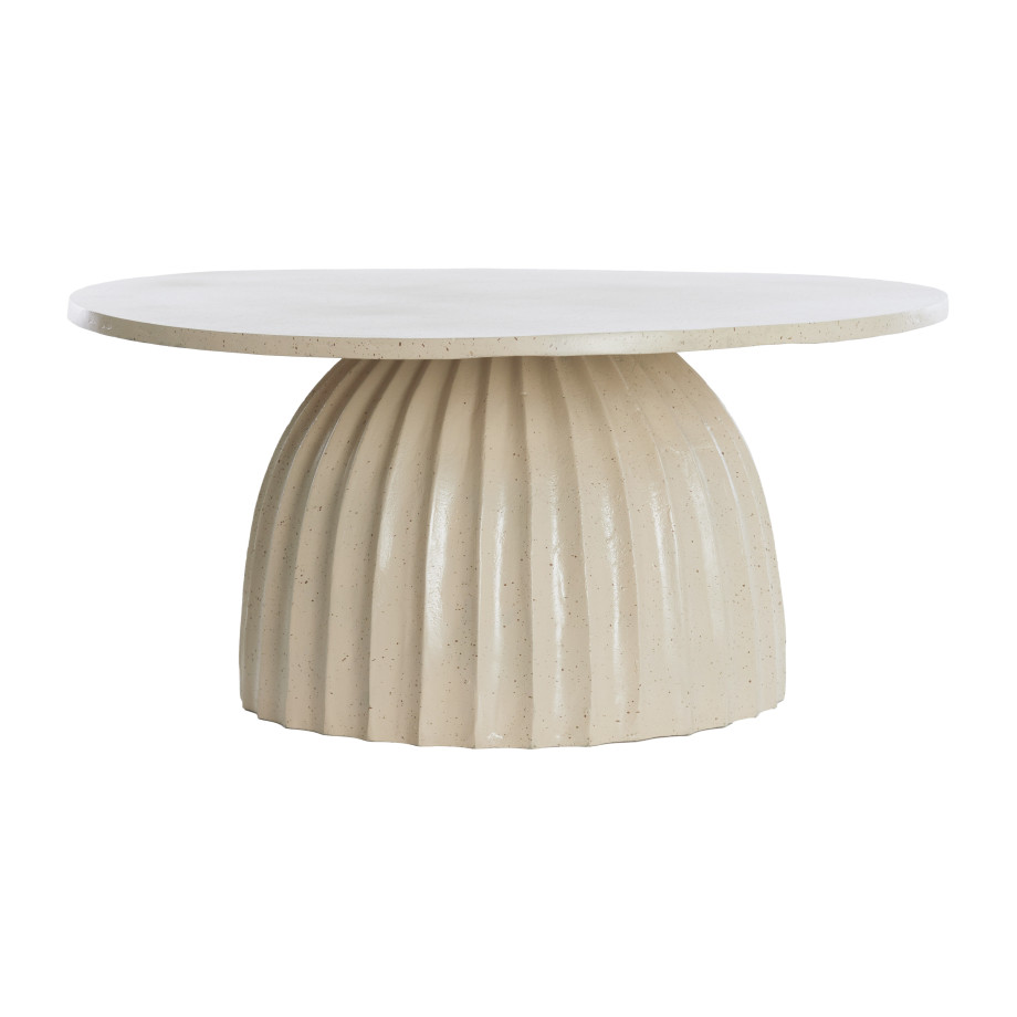 Light & Living Ronde Salontafel 'Veglia' 70cm, kleur Zand afbeelding 1