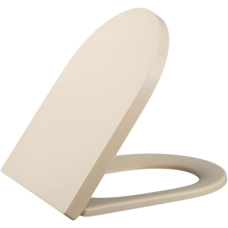 QeramiQ Dely Zitting - softclose - quickrelease - 35mm - mat beige E13/A15 35mm seat beige QeramiQ Dely Zitting - softclose - quickrelease - 35mm - mat beige E13/A15 35mm seat beige afbeelding 1