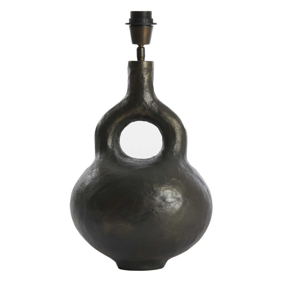 Light & Living Tafellamp 'Imola' 37cm, kleur Antraciet (excl. kap) afbeelding 1