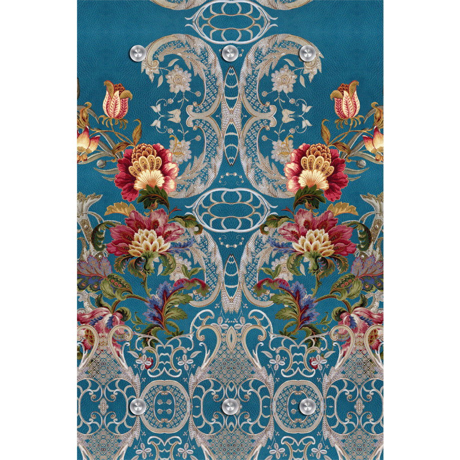 queence Kapstok Bloemen met 6 haken, 80 x 120 cm afbeelding 1