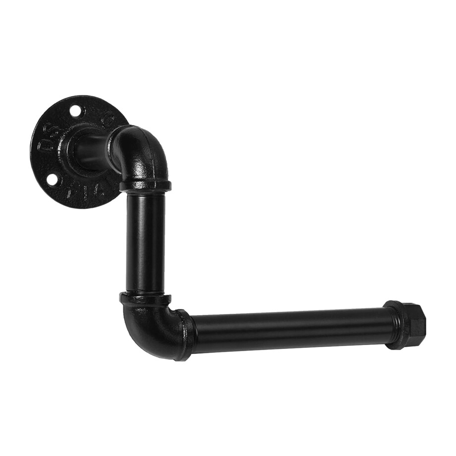 QUVIO Industriele toiletrolhouder - Metalen pijp afbeelding 1