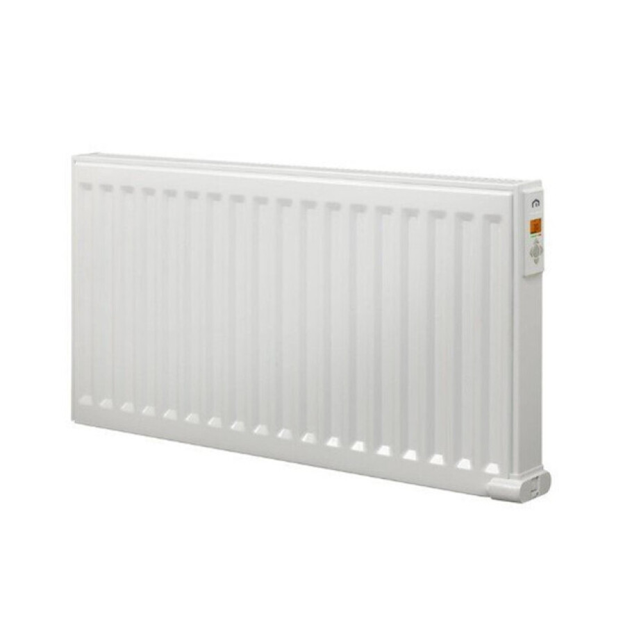 Radson Yali Digital elektrische paneelradiator 40x60cm 500watt inclusief wandconsoles staal Wit 3726052 afbeelding 1