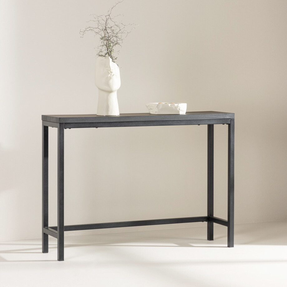 Nohr Sidetable 'Ram' 110cm, kleur Zwart afbeelding 1