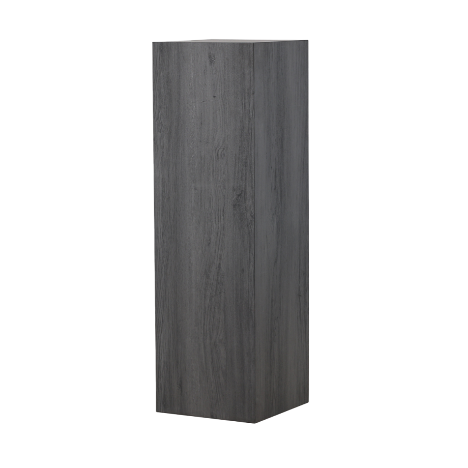 Rana houten decoratieve zuil zwart - 130 x 40 cm afbeelding 1