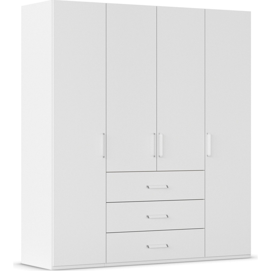 rauch Draaideurkast Kledingkast Kast Garderobe Slaapkamerkast EVELYN in elegante stijl met lades 3 breedtes en 2 hoogtes made in germany afbeelding 1