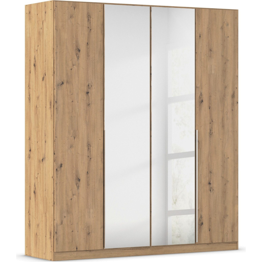 rauch Draaideurkast Kledingkast kast garderobe AGORDO met decor- of hoogglansfront doordachte binnenuitrusting, in 6 breedtes en 2 hoogtes made in germany afbeelding 1