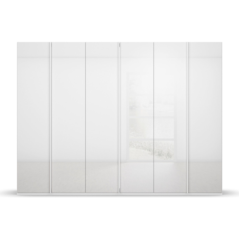 rauch Draaideurkast Skat Meridian Glazen voorkant, incl. binnenspiegel en 4 lades aan de binnenkant afbeelding 1