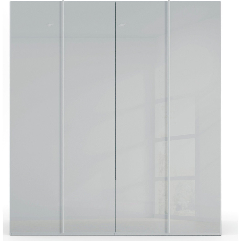 rauch Draaideurkast Skat Meridian Glazen voorkant, incl. binnenspiegel en 4 lades aan de binnenkant afbeelding 1