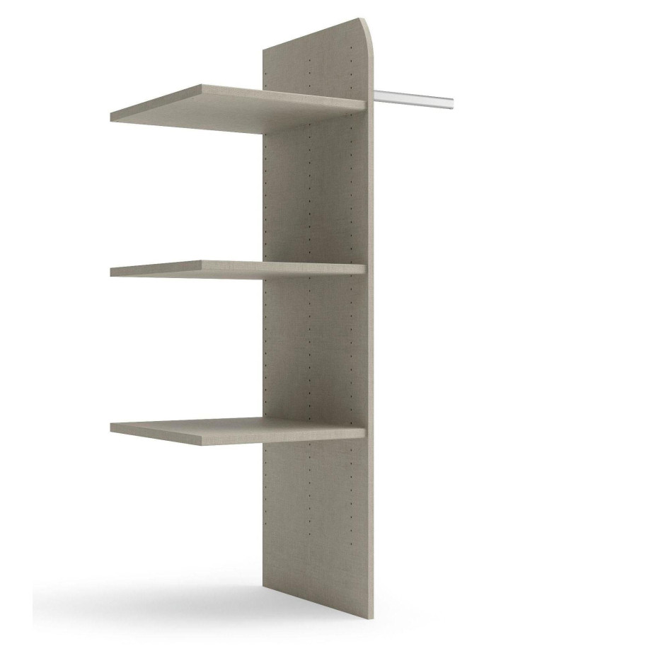 rauch Indeling Accessoires voor Rauch-schuifdeurkasten ORANGE Breedte 88 cm, diepte 51 cm met 3 legplanken en 1 kledingstang afbeelding 1