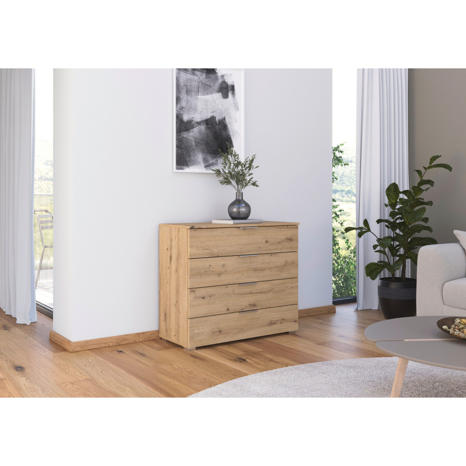 rauch Kast Dressoir ladekast AGORDO Breedte 93 cm met 4 grote lades voor veel opbergruimte MADE IN GERMANY afbeelding 1