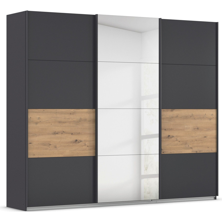 rauch Schuifdeurkast Kledingkast Kast Garderobe CORTONA inclusief indeling, 2 stoffen dozen en extra planken afbeelding 1
