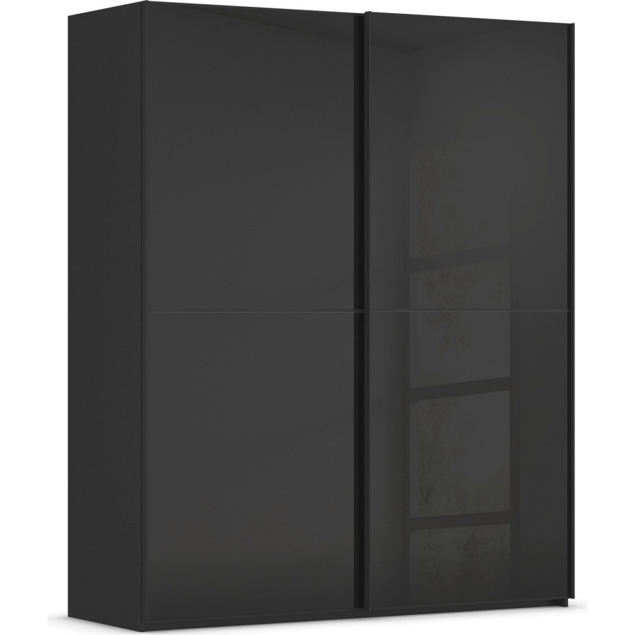rauch Schuifdeurkast Kledingkast Kast Garderobe Slaapkamerkast SCALE-DUO edel tweedelige deuren glas-front met 3 sierlijsten made in germany afbeelding 1
