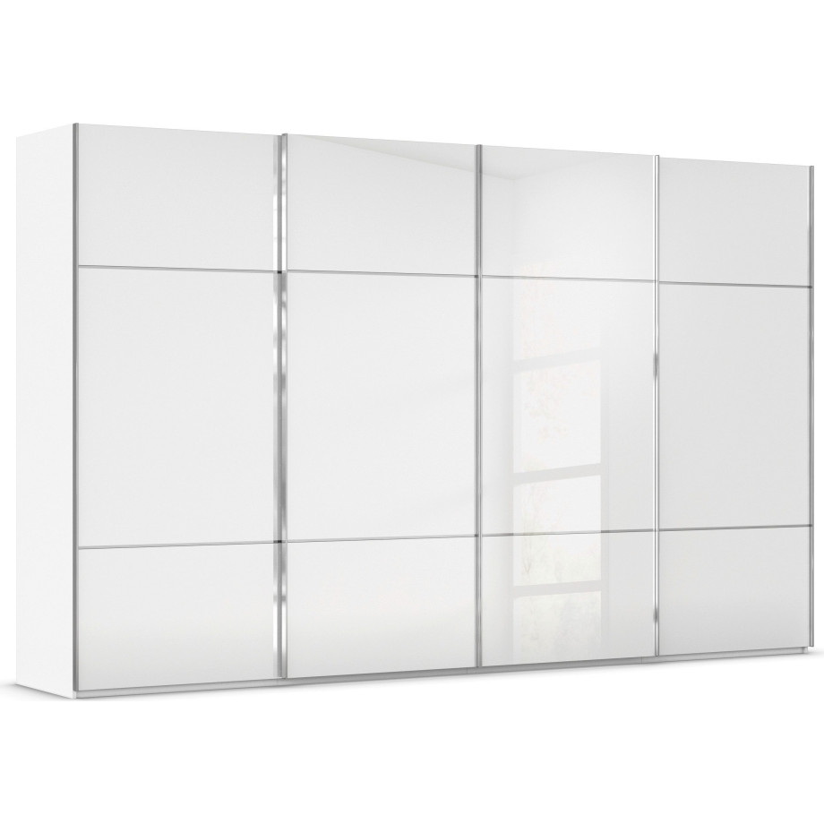 rauch Schuifdeurkast Kledingkast kast garderobe slaapkamerkast SCALE-TRIO edel drievoudig front met 2 sierlijsten glasfront made in germany afbeelding 1