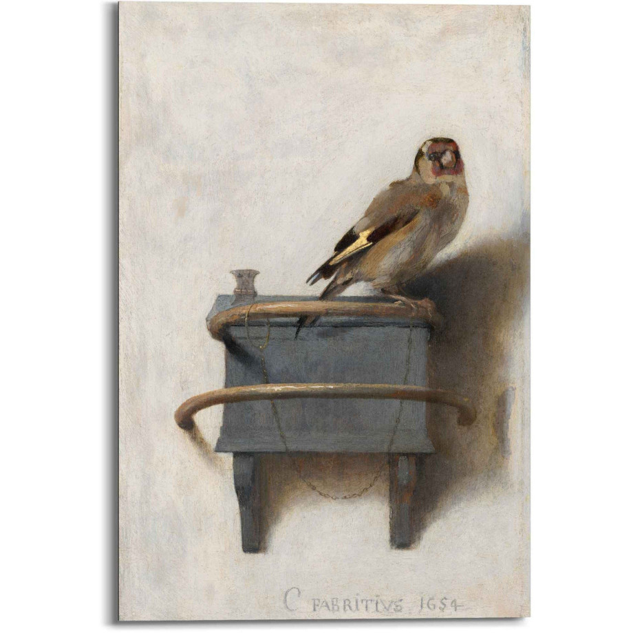 Reinders! Artprint de distelvink Carel Fabritius - vogel - kunst - Mauritshuis afbeelding 1