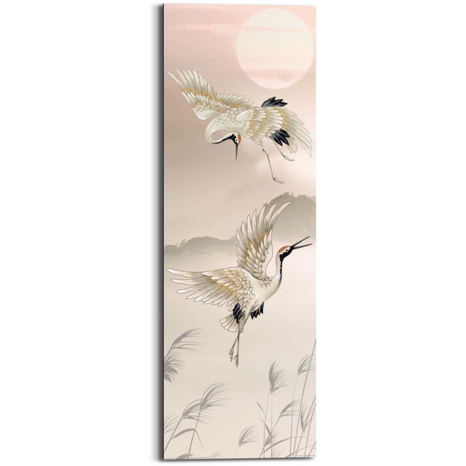 Reinders! Artprint Kraanvogels in pastel afbeelding 1