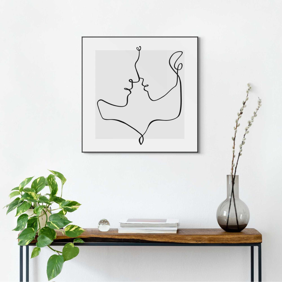 Reinders! Artprint met lijst Love Lines afbeelding 1