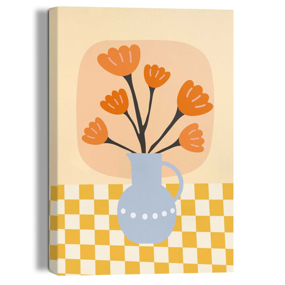 Reinders! Artprint op linnen Bloom Vase afbeelding 1