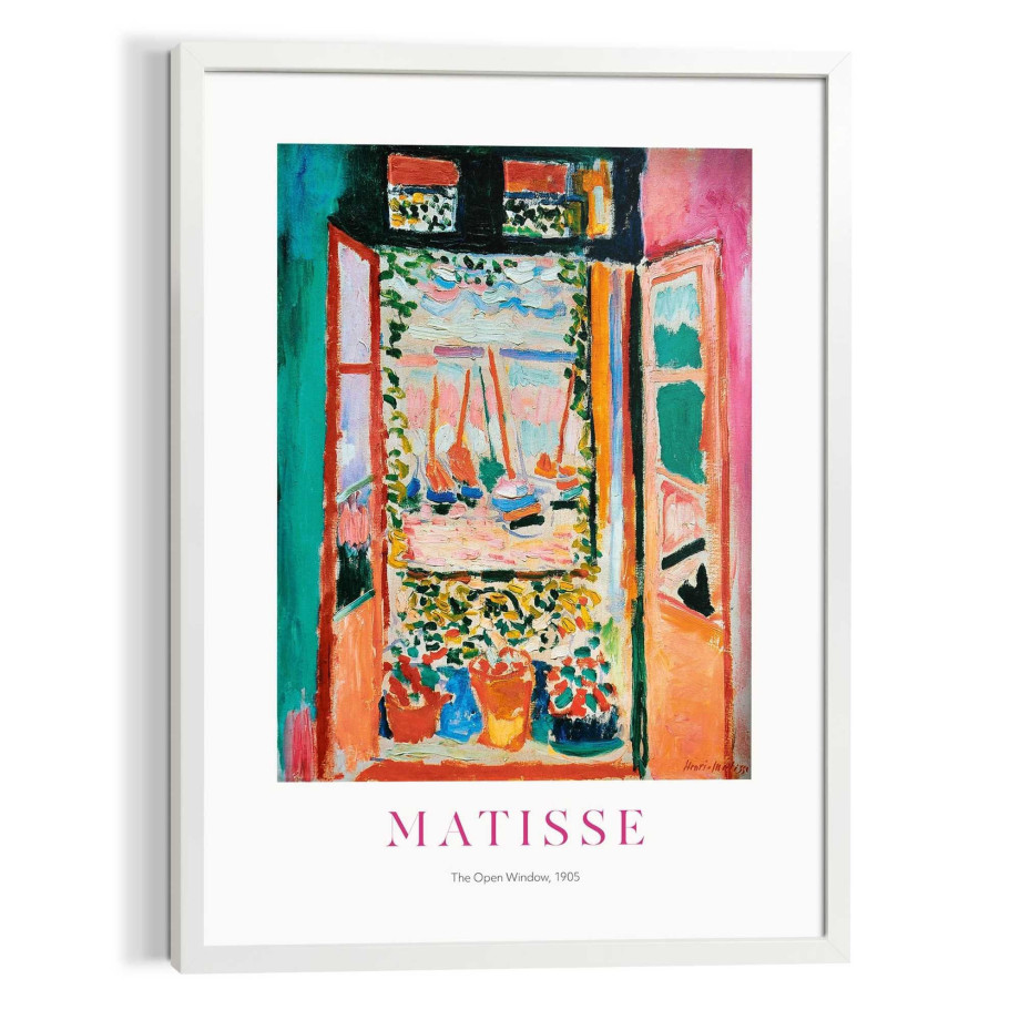 Reinders! Artprint op linnen Matisse - window afbeelding 1