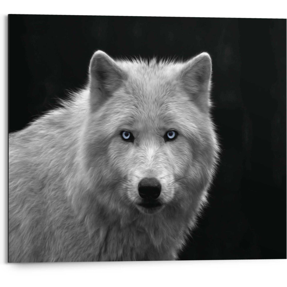 Reinders! Artprint Witte wolf afbeelding 1