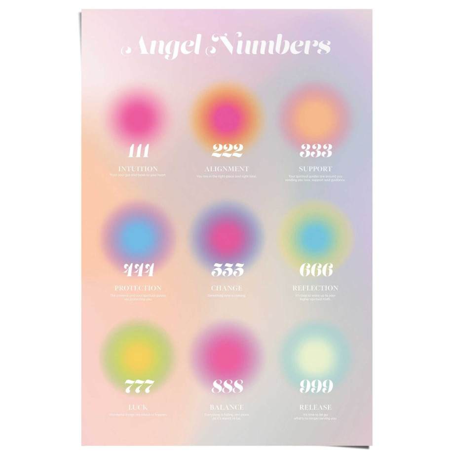 Reinders! Poster Angel numbers afbeelding 1