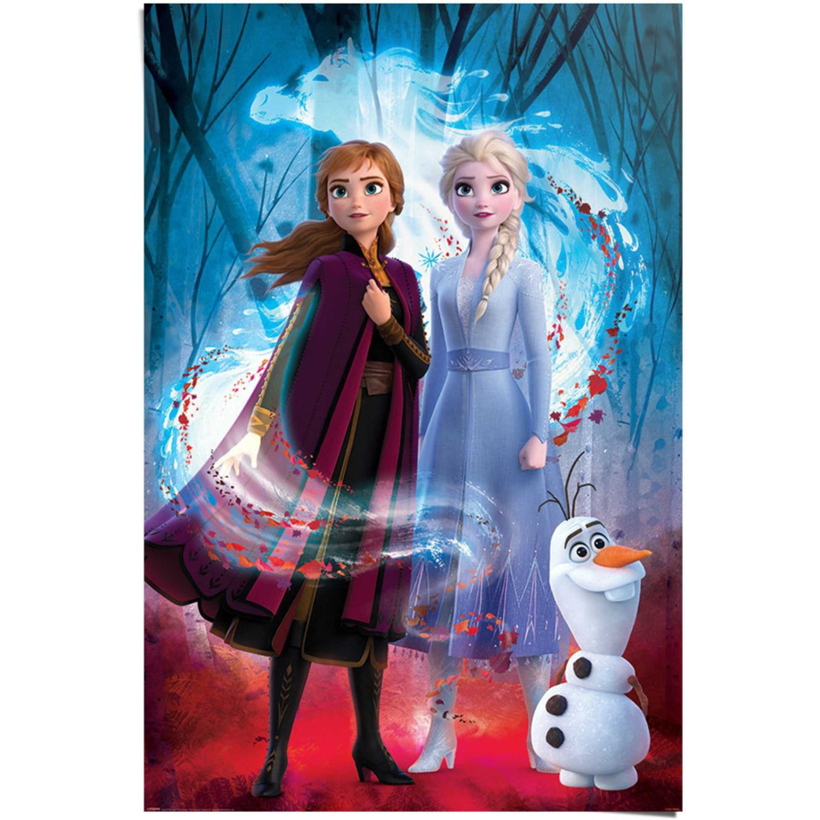 Reinders! Poster Frozen 2 Anna - Elsa - Olaf - Disney afbeelding 1