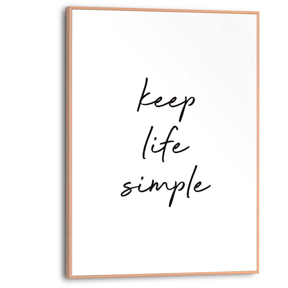 Reinders! Poster Keep life simple afbeelding 1