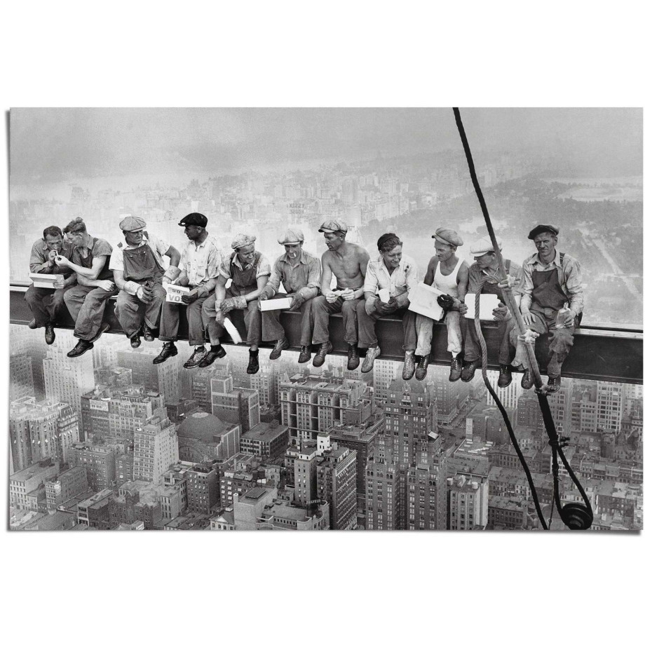 Reinders! Poster Manhattan staalarbeider afbeelding 1