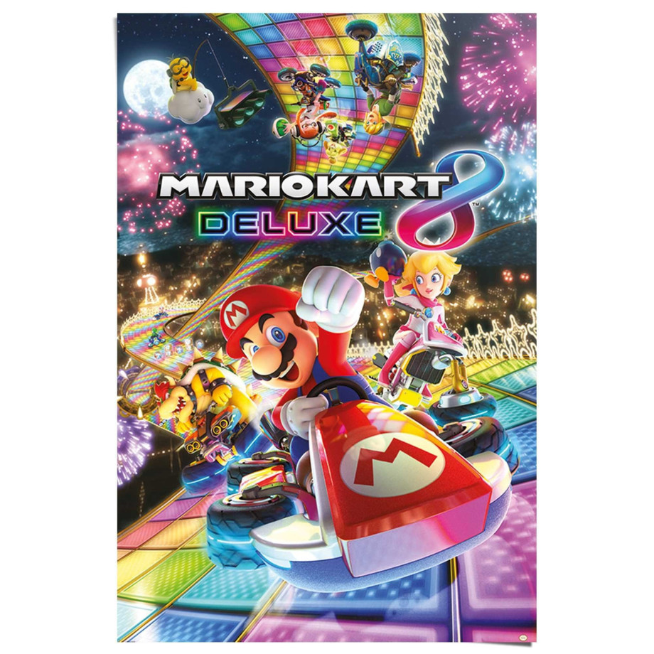 Reinders! Poster Mario Kart 8 - deluxe afbeelding 1