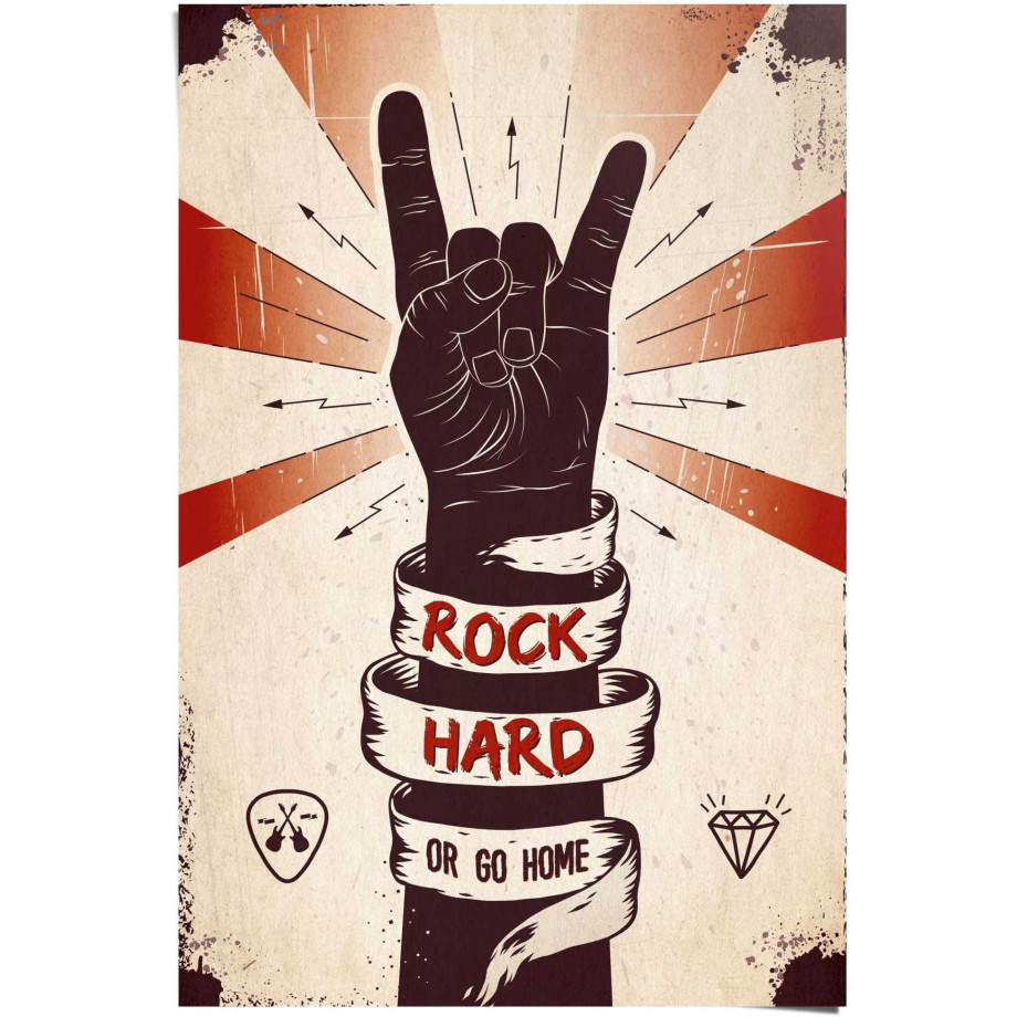 Reinders! Poster Rock Hard afbeelding 1