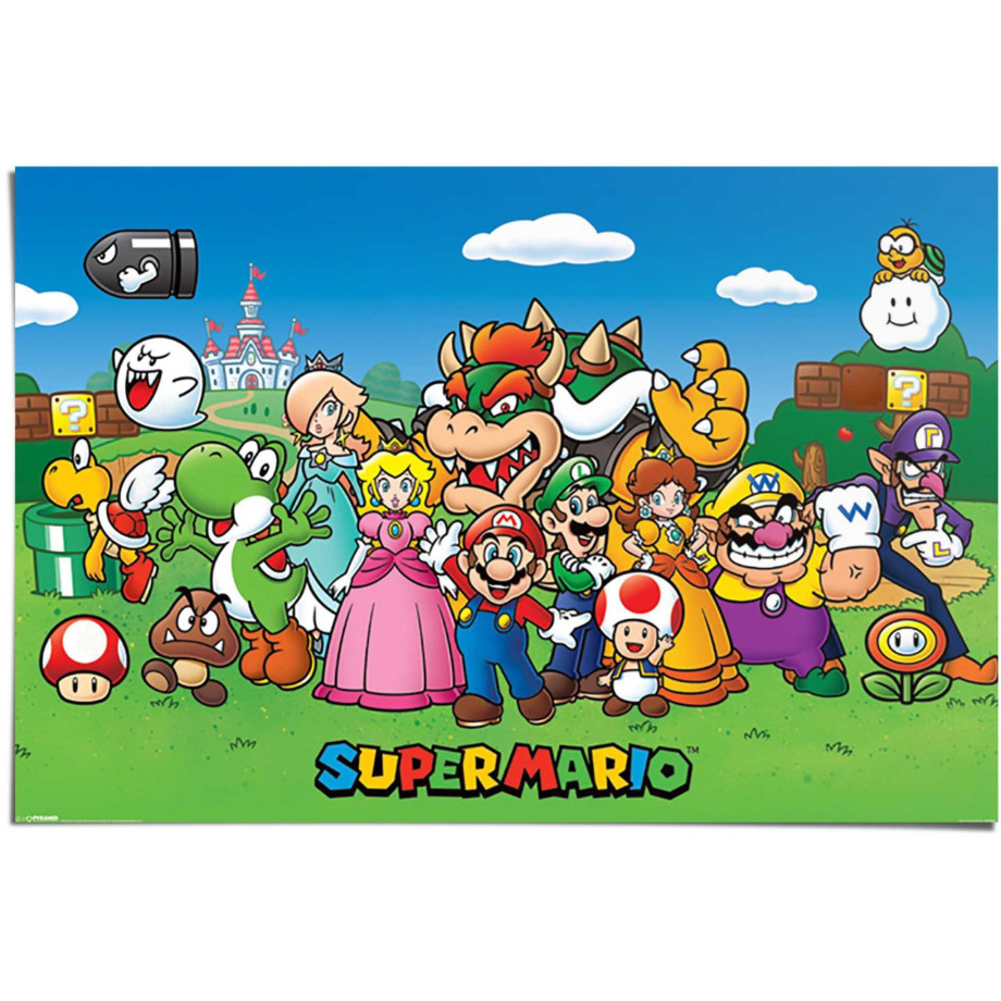 Reinders! Poster Super Mario afbeelding 1