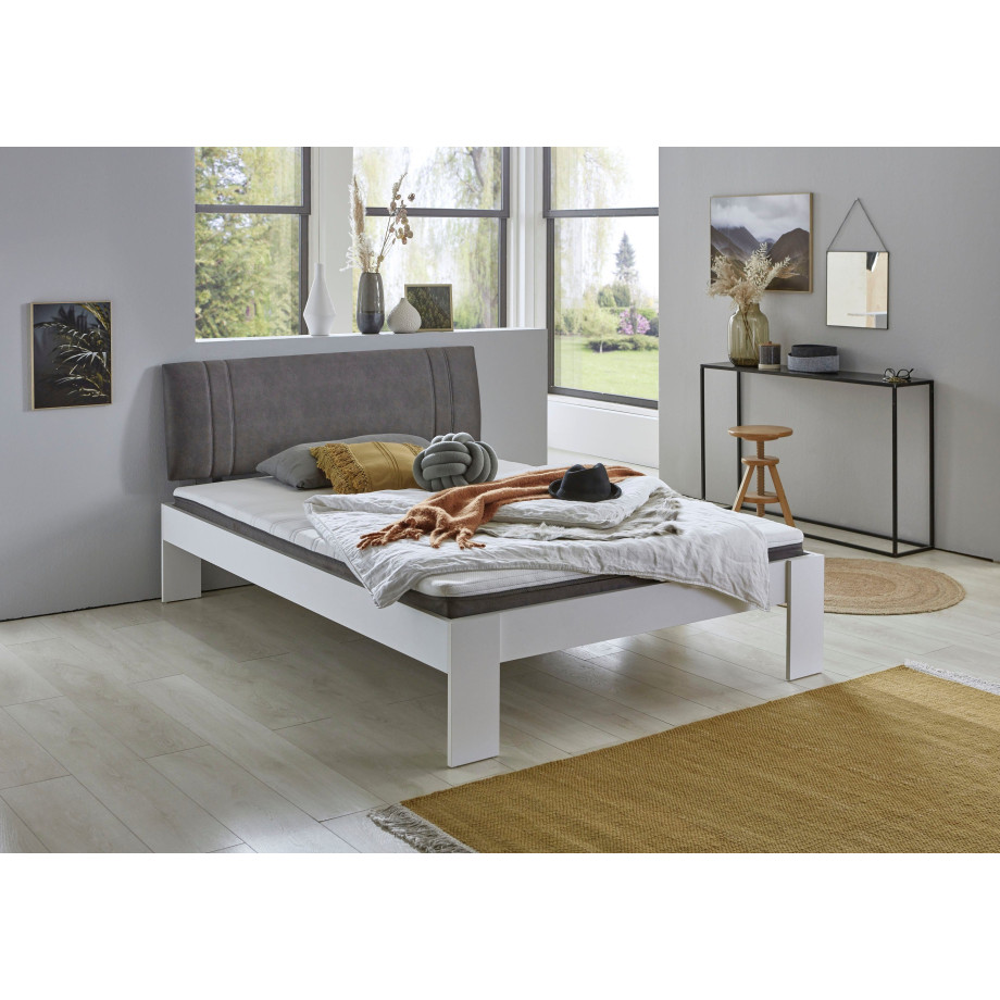 Relita Futonbed LIAN Ligoppervlak 140 x 200 cm, met gestoffeerd hoofdeinde, vrij plaatsbaar afbeelding 1