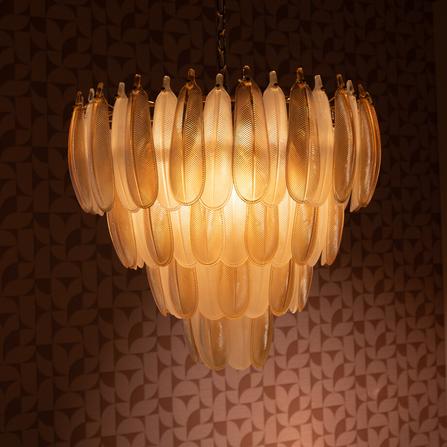 Richmond Hanglamp 'Chloe' Glas, 60 x 60cm Richmond Hanglamp 'Chloe' Glas, 60 x 60cm afbeelding