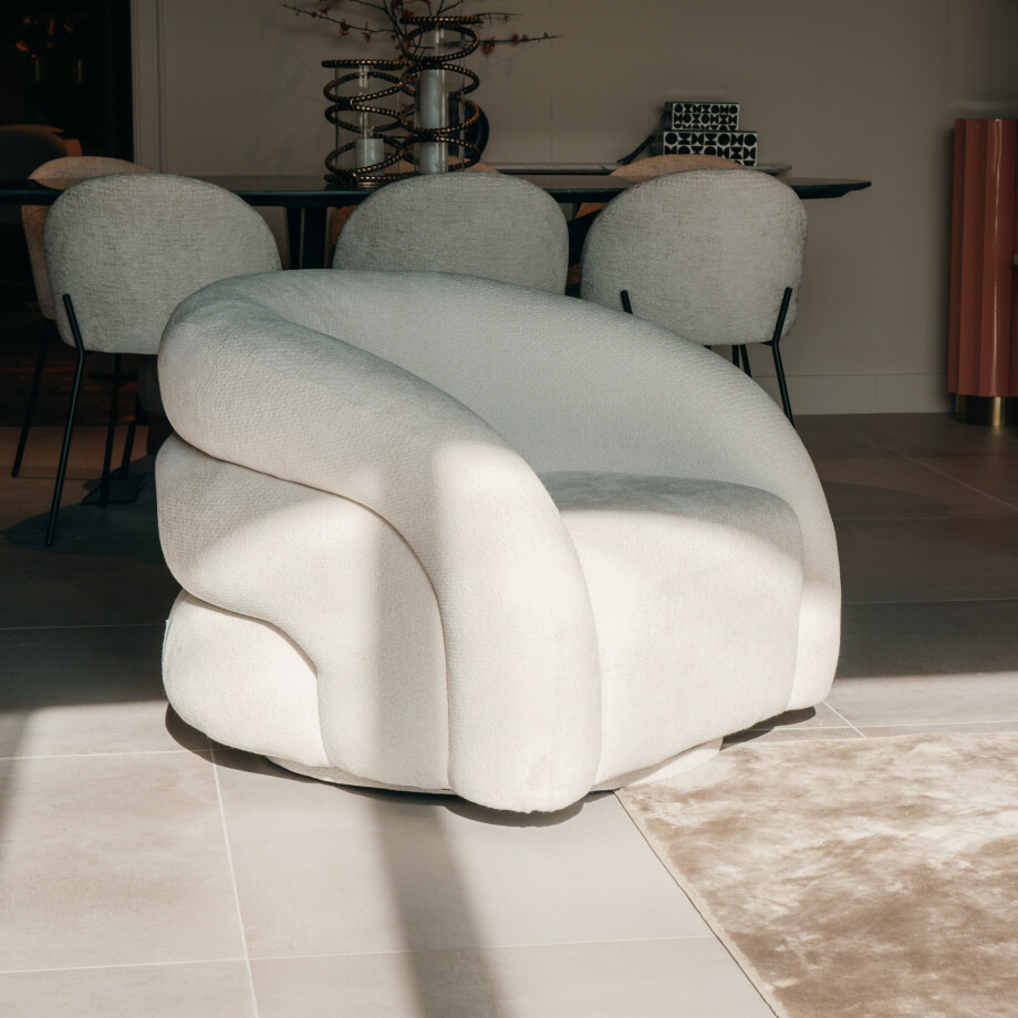 Richmond Draaifauteuil 'Arcus' kleur Wit afbeelding 1