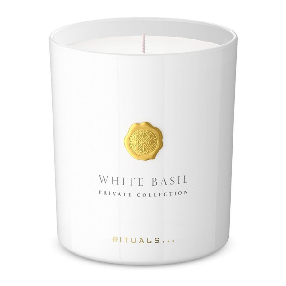 Rituals White Basil Scented Candle - geurkaars 360 gram afbeelding 