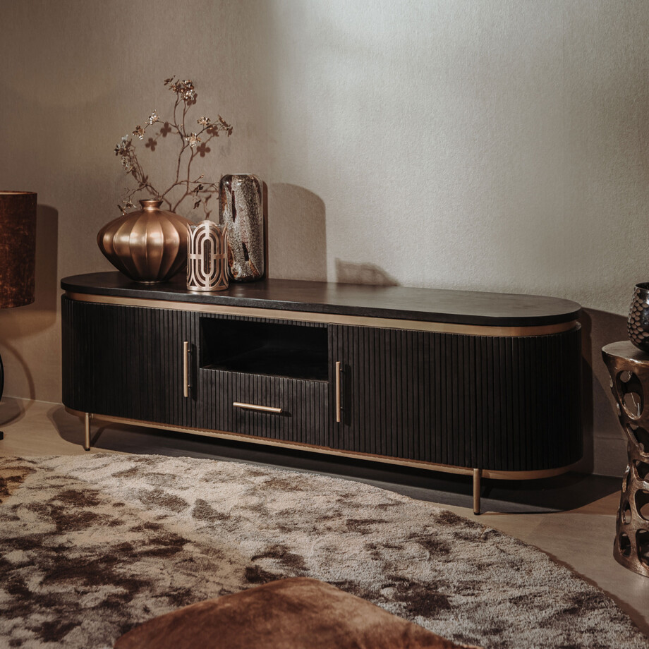 Tower Living TV-meubel 'Rivello' Mangohout, 180cm afbeelding 