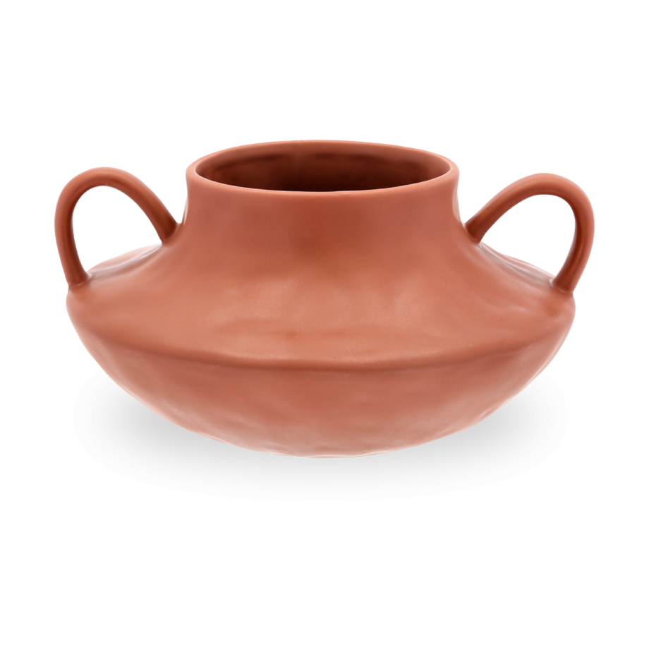 Ro vaas terracotta - 30,5 x 15,5 cm afbeelding 1