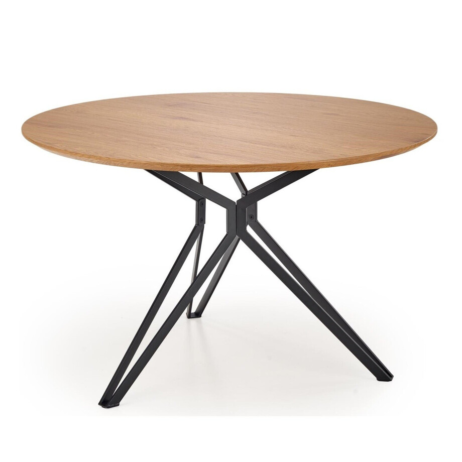 Ronde eettafel Pixel 120 cm breed eiken afbeelding 1