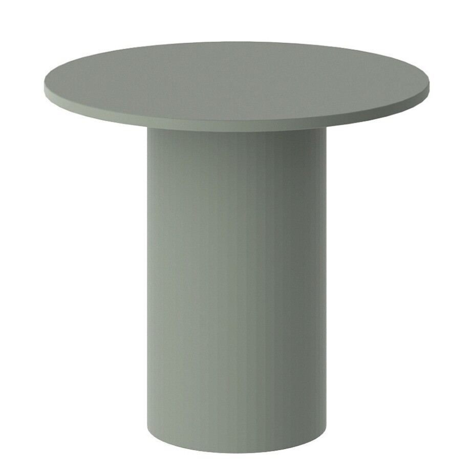 Ronde salontafel Alto 60 cm groen mat Ronde salontafel Alto 60 cm groen mat afbeelding 1