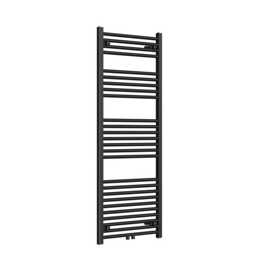 Rosani Classic radiator 60x140cm recht middenaansluiting 661watt mat zwart AF-CN60140B afbeelding 1