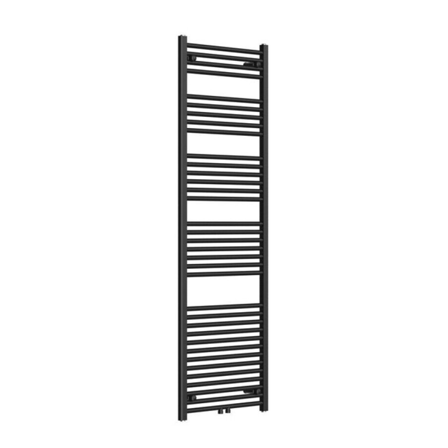 Rosani Classic radiator 60x180cm recht middenaansluiting 879watt mat zwart AF-CN60180B afbeelding 1