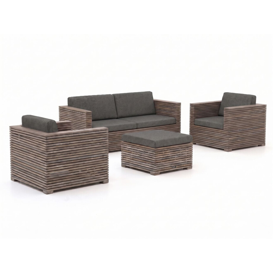 ROUGH-C stoel-bank loungeset 4-delig - Laagste prijsgarantie! ROUGH-C stoel-bank loungeset 4-delig - Laagste prijsgarantie! afbeelding 1