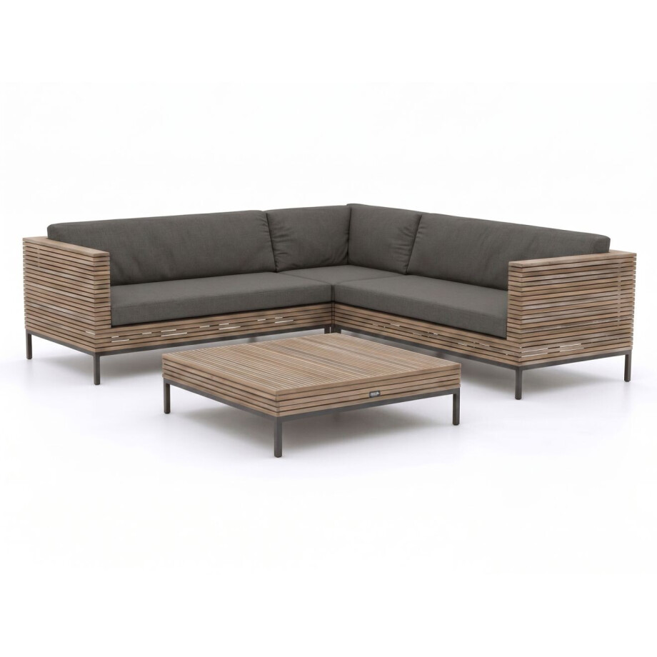 ROUGH-D hoek loungeset 4-delig 5-zits - Laagste prijsgarantie! afbeelding 1
