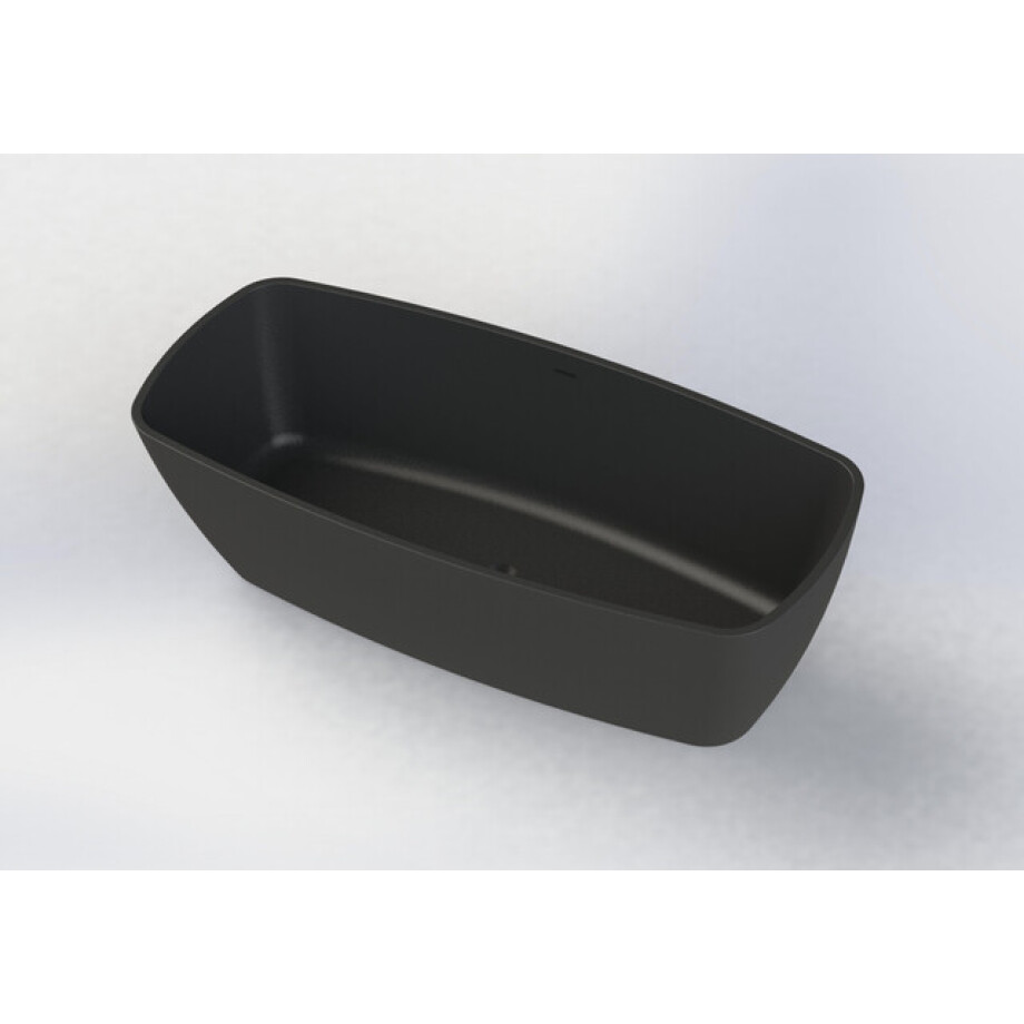 Royal plaza Clarte bad vrijstaand 174x78cm met pop up mat zwart Royal plaza Clarte bad vrijstaand 174x78cm met pop up mat zwart afbeelding 1