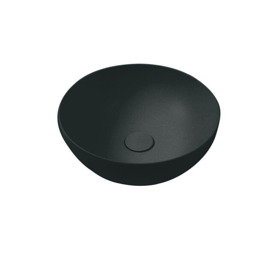 Royal plaza Kolor waskom rond 24cm mat zwart afbeelding 1